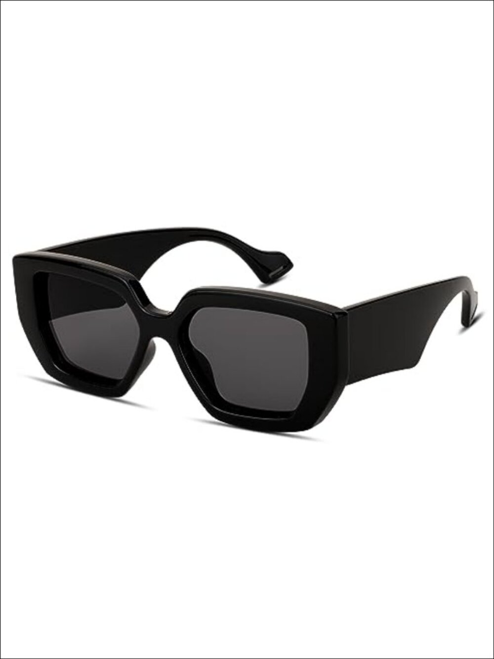 Oversized Square Sunglasses Retro UV400 Thick Frame Unisex